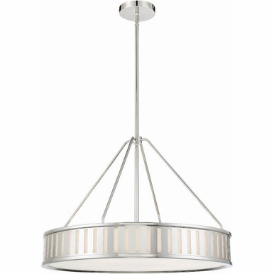 Kendal 6 Light Chandelier 20.5 x 28 Inch by Crystorama - KEN-8306