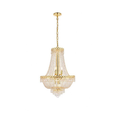 Century 12 Light Small Chandelier by Elegant - V1900D20