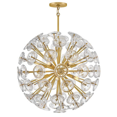 Maya 5W 12 LED Globe Chandelier 35 Inch and 30 Inch Wide by Fredrick Ramond - FR46905