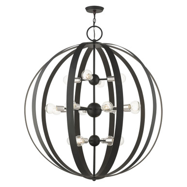 Modesto 16 Light Oversized Foyer Chandelier by Livex - 46418