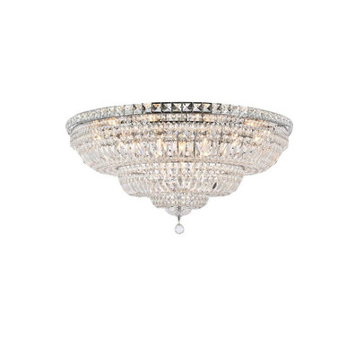 Tranquil 21 Light 36 Inch Wide Flush Mount by Elegant - V2528F36