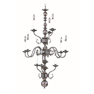Jamestown 12 Light Large Foyer Chandelier by Framburg 9132 - 9132