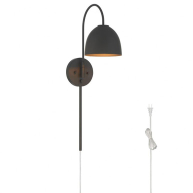 Erling 1 Light Wall Sconce 15 Inch Tall and 6.75 Inch Wide by Hunter Fans - 48175