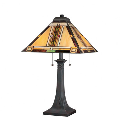 Navajo 2 Light Table Lamp by Quoizel  - TFNO6325VA