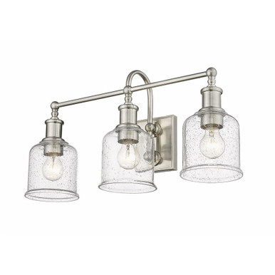 Bryant 3 Light Bath Vanity 12.25 x 24 Inches by Z Lite - 734-3V-BN