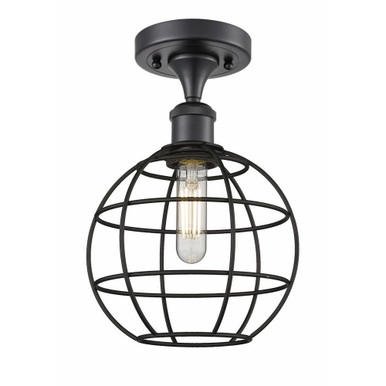 Lake Placid 1 Light 8 Inch Wide Semi Flush Mount by Innovations - 516-1C-CE-8