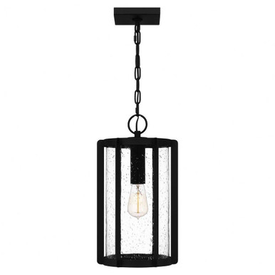 Hazel 1 Light Small Pendant 17 Inch Tall by Quoizel - HAZ1509EK
