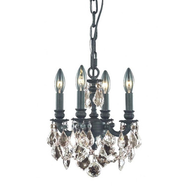 Lille 4 Light Small Pendant by Elegant - 9104D10DB-GT/RC