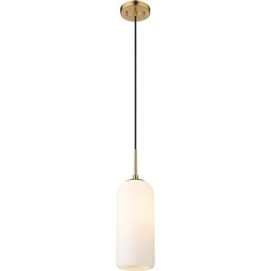 Monty 1 Light Mini Pendant by Z-Lite 732P17-HBR - 732P17-HBR