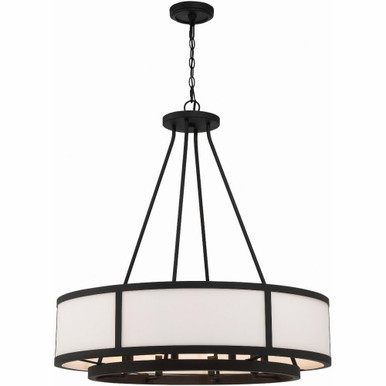 Bryant 8 Light Large Chandelier by Crystorama - BRY-8008-BF