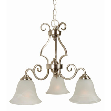 Cecilia 3 Light Small Chandelier by Craftmade - 7121BNK3