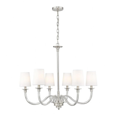 Katerina 6 Light Chandelier 27.5 Inch Tall and 32 Inch Wide By Z-Lite - 1950-6
