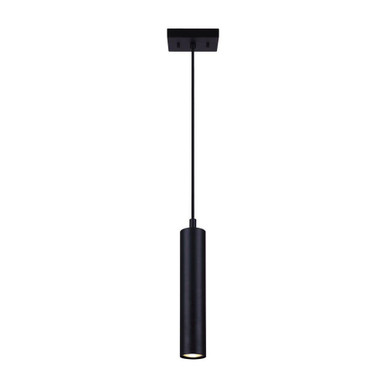 Carver One Light Mini Pendant by Canarm Inc - IPL764A01BK10