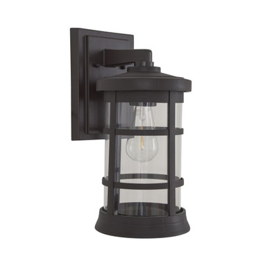 Resilience 1 Light Outdoor Wall Lantern 15 Inch Tall by Craftmade - ZA2314-C