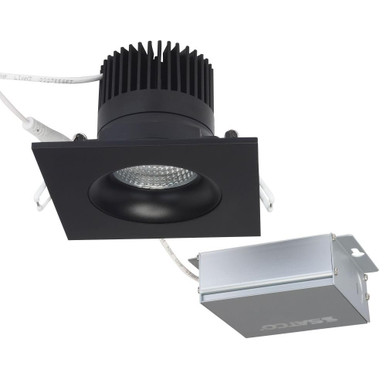 Sprint 3.5 Inch 12W LED Direct Wire Gimbal Square Downlight by Satco - S112W-4384383