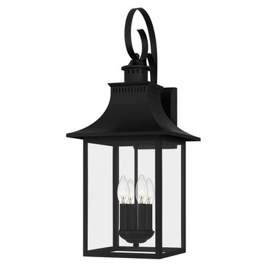 Chancellor 4 Light Outdoor Candle Style Wall Lantern by Quoizel - CCR8412