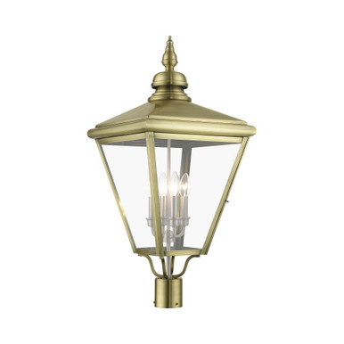 Adams 4 Light Extra Large Outdoor Post Lantern 31.5 x 14.25 In by Livex  - 27376