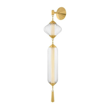 Fiorello 12W 2 LED Wall Sconce 41.75 Inch Tall and 8 Inch Wide by Corbett - 545-02-VPB