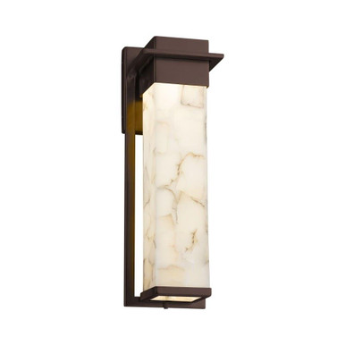 Alabaster Rocks Pacific Outdoor Wall Mount 16.5 Inch Tall by Justice Design - ALR-7544W