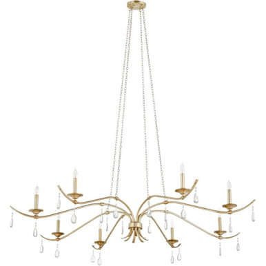 Lorelei 8 Light Oversized Chandelier by Quorum - 602-8