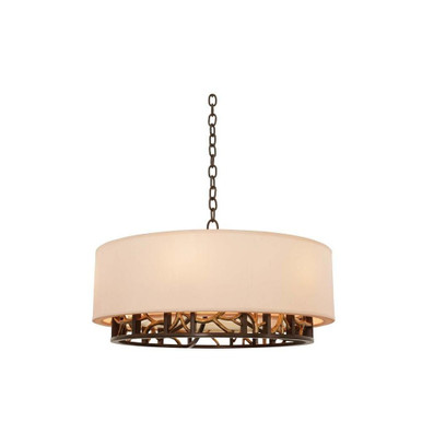 Hudson 6 Light Large Pendant by Kalco - 504152BZG