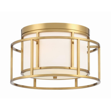 Hulton 2 Light 15 Inch Wide Flush Mount by Crystorama - 9590-LG