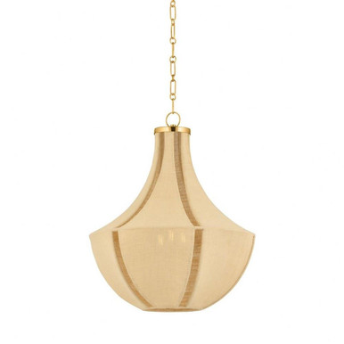 Cascade Lake 3 Light Large Pendant by Hudson Valley - 6603-AGB