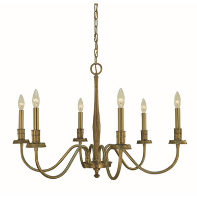 Matera 6 Light Large Chandelier by Framburg - 5786 BR