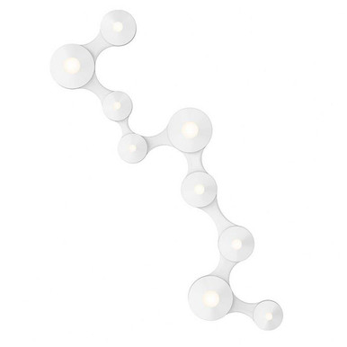 Coral Surface 14W 1 LED 13.25 Inch Wide Flush Mount by Sonneman - 2191