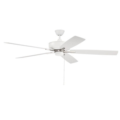 Super Pro 5 Blade Ceiling Fan 13.2 Inch Tall and 60 Inch Wide by Craftmade - S60