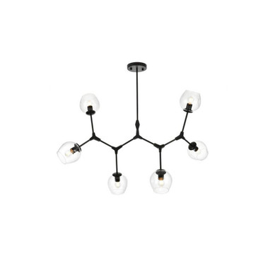 Cavoli 6 Light Large Chandelier by Elegant 1712G49 - 1712G49