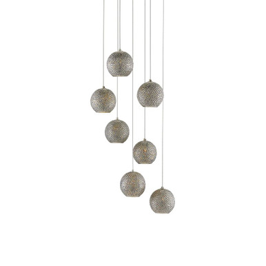 Giro 7 Light Large Pendant by Currey Company - 9000-0683