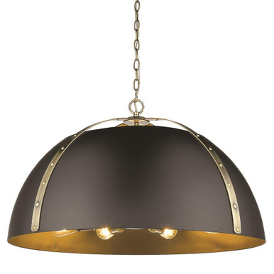 Aldrich 8 Light Large Pendant by Golden - 6928-8P