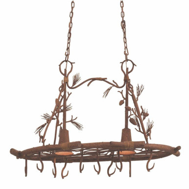 Ponderosa 2 Light Oversized Chandelier by Kalco - 5038PD