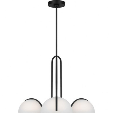 Nido 3 Light Medium Chandelier by Visual Comfort Studio - KC1133MBK