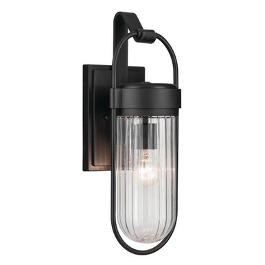 Brix 1 Light Outdoor Wall Lantern by Kichler - 59124BKT