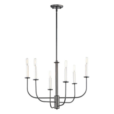 Wesley 6 Light Medium Chandelier by Maxim - 10326