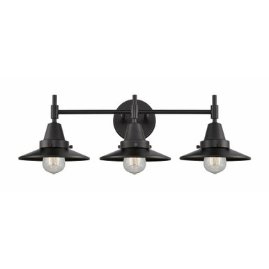 Caden 3 Light Industrial Vanity Light by Innovations - 447-3W-BK-M6-BK