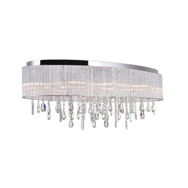 Jacquimo 10 Light 15 Inch Wide Flush Mount by CWI - 5558C34C-O