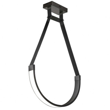 Regan 30W 1 LED Light Large Pendant by Dainolite - REG-241LEDP
