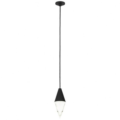 Turret 4.6W 1 LED Port Alone Mini Pendant by Visual Comfort Modern - 700TRSPATRT1PB-LED930