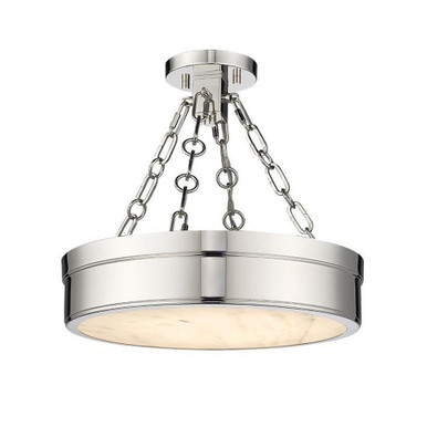 Anders 30W 1 LED 15 Inch Wide Semi Flush Mount by Z-Lite - 1944SF15