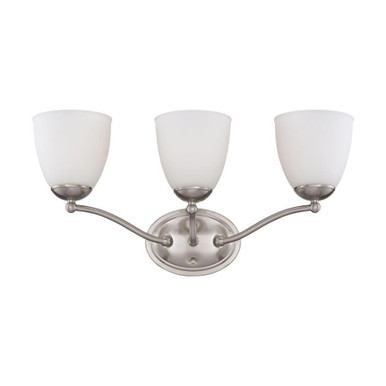 Patton Three Light Vanity Light by Nuvo - 60/5033