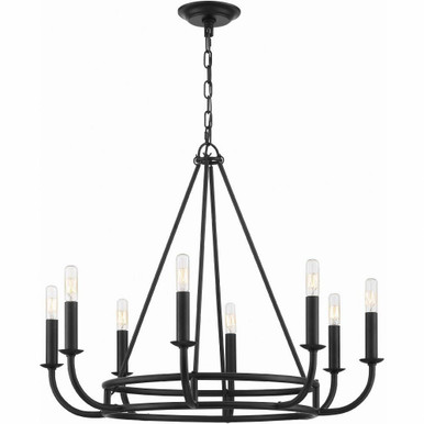 Bailey 8 Light Large Chandelier by Crystorama - BAI-A2108