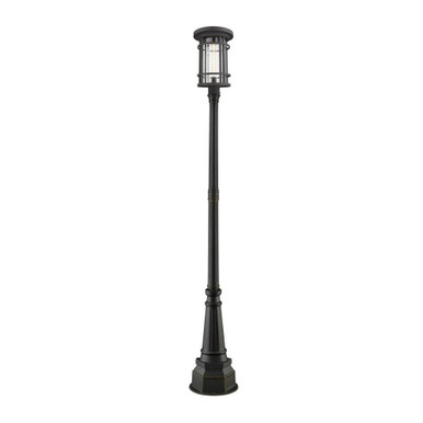 Jordan One Light Outdoor Post Mount 14.25 x 109.5 Inches by Z-Lite - 570PHXL-564P-ORB