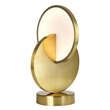 Tranche 8W LED Table Lamp 16 Inches Tall and 10 Inches Wide by CWI - 1206T10-1-629