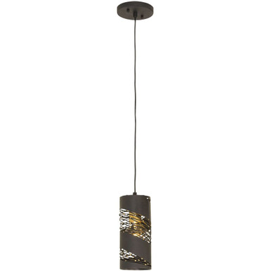 Flow Cylinder 1 Light Mini Pendant by Varaluz - 240M01