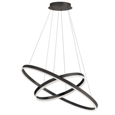 Circulo 1 LED Light Large 2 Tier Chandelier by Dainolite - CIR-1497C