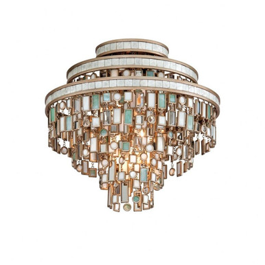 Dolcetti 3 Light 18 Inch Wide Semi Flush Mount by Corbett - 142-33-CPL
