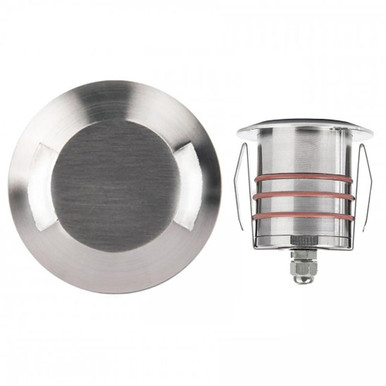 4.1W 1 LED Round Beveled Bi Directional Top Inground Indicator Light by WAC - 2071
